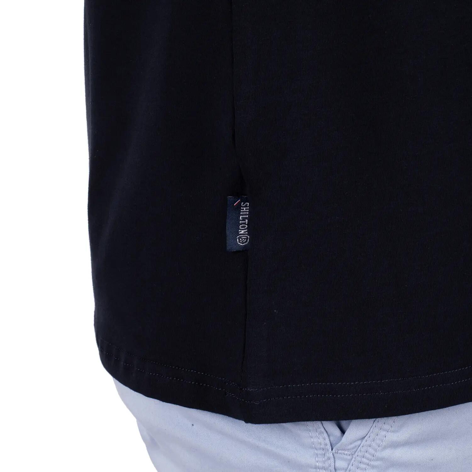 T-shirt basic blason print S / Navy 5/5