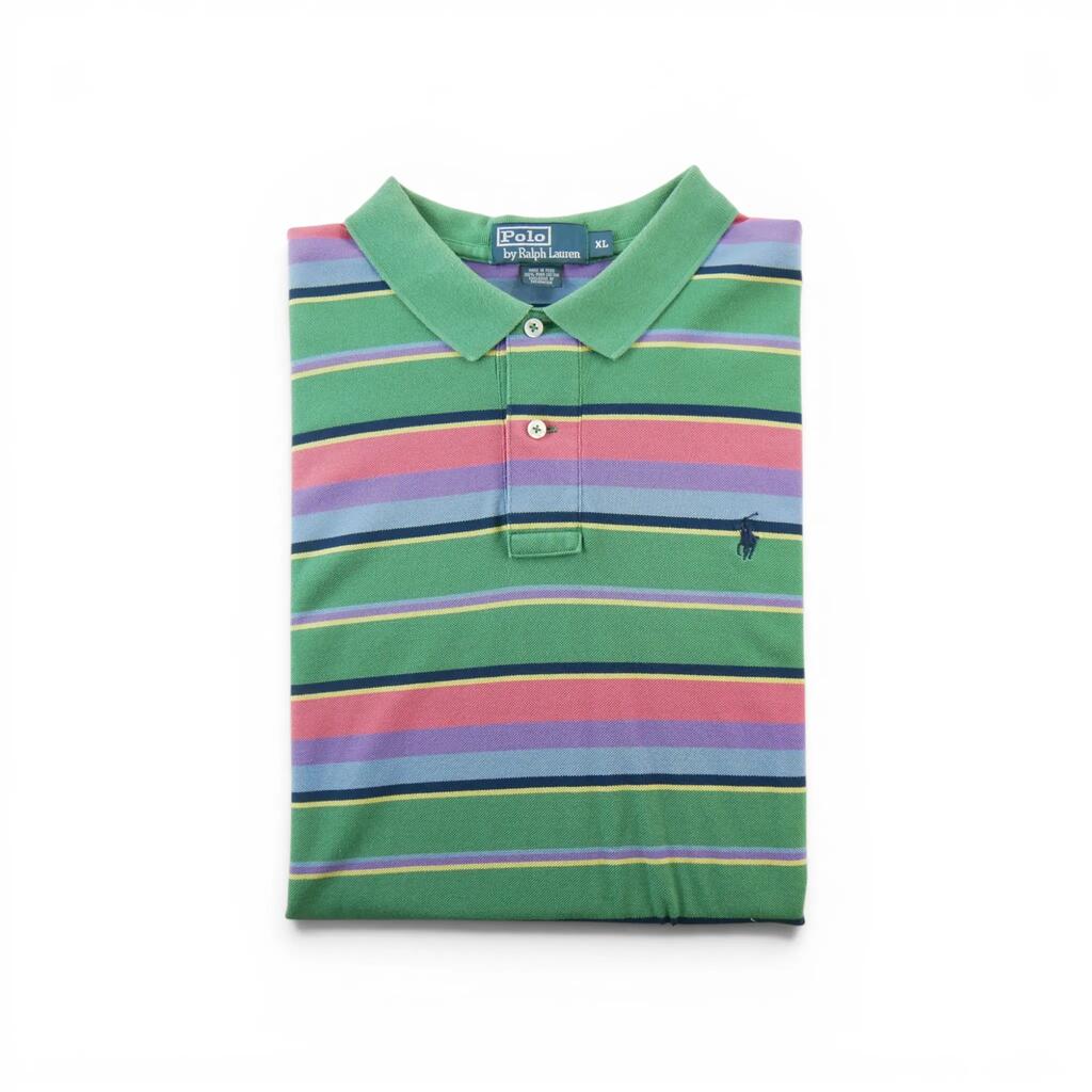 Second life - Men's Polo Short Sleeve Green Polo Ralph Lauren - Good