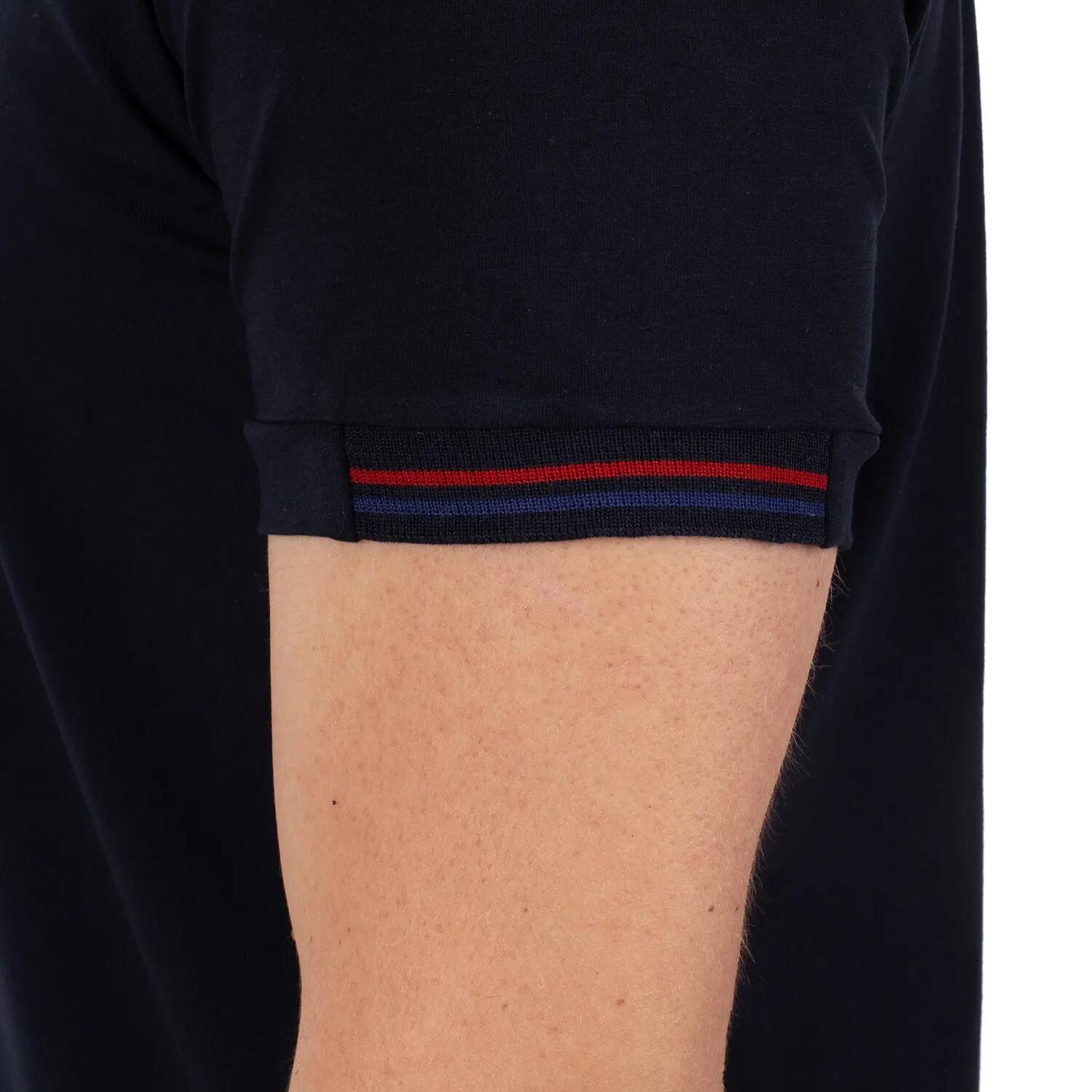 T-shirt basic blason print S / Navy 4/5