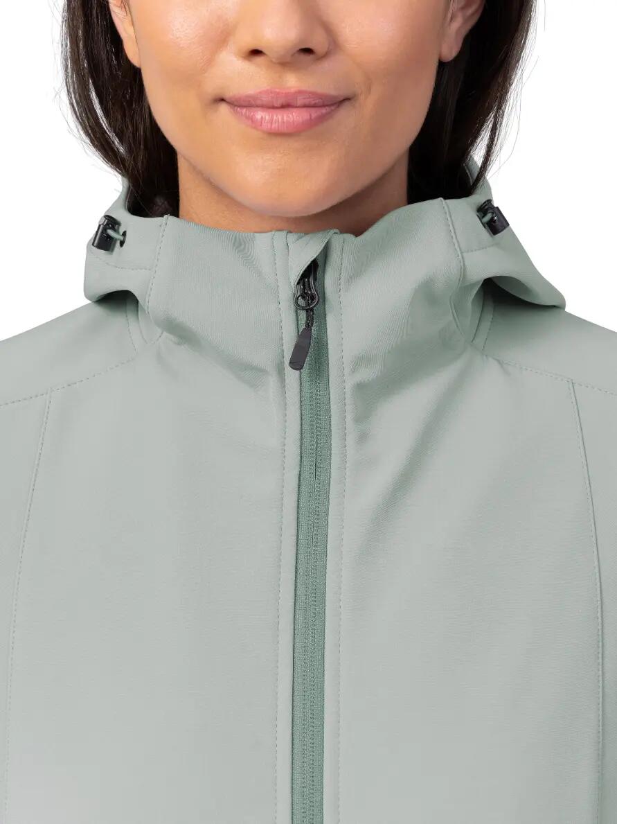 Waterdichte softshell-jas met capuchon voor dames, Hannah 8/8