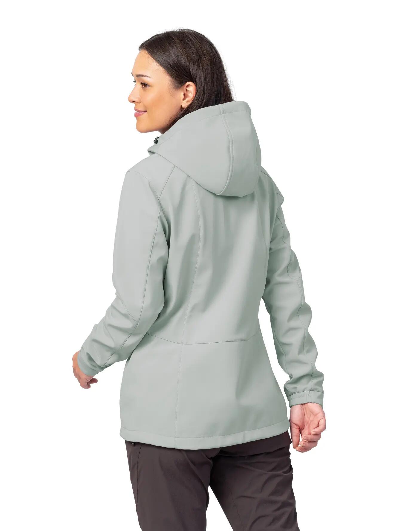 Waterdichte softshell-jas met capuchon voor dames, Hannah 7/8