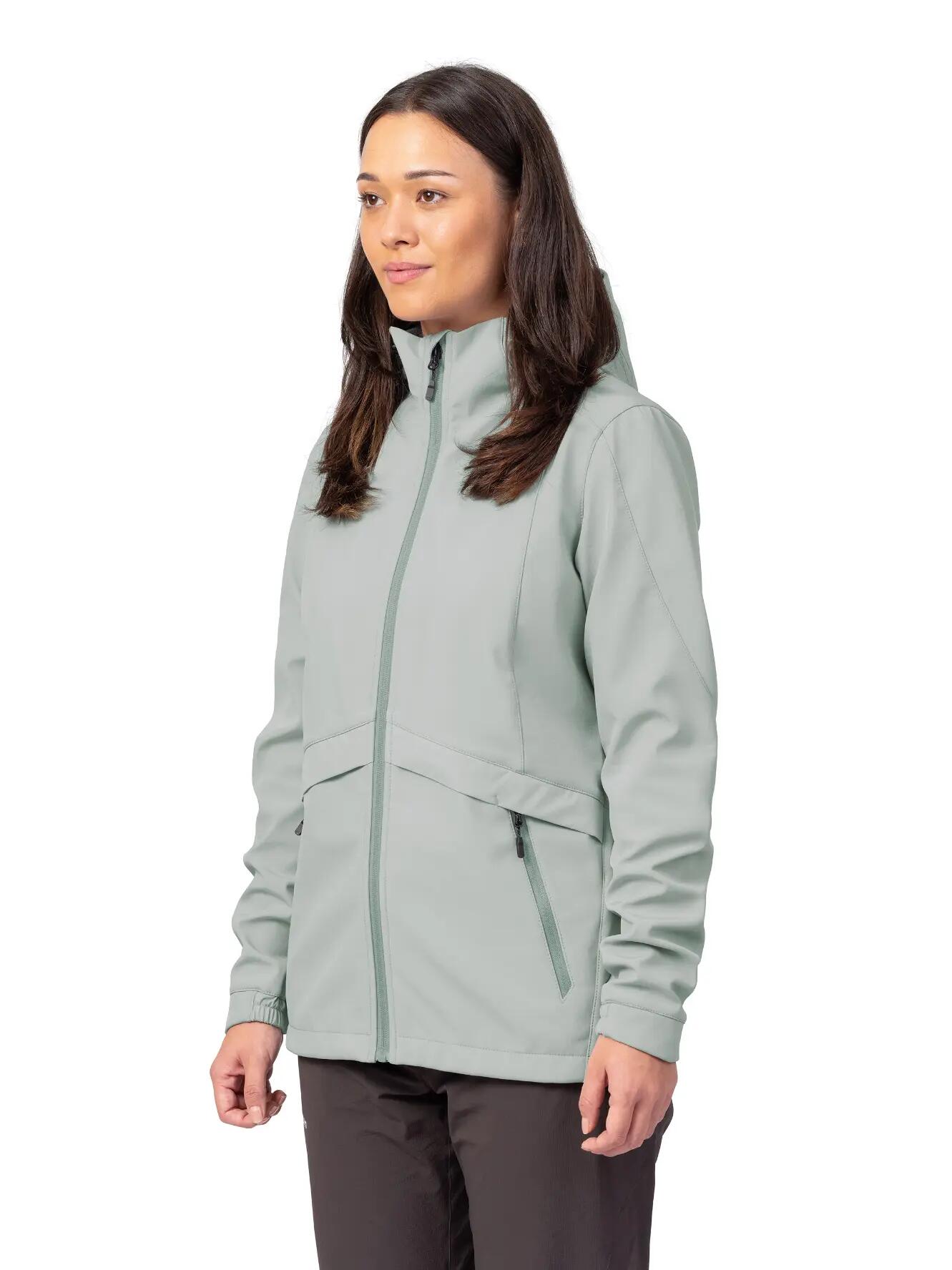Waterdichte softshell-jas met capuchon voor dames, Hannah 6/8