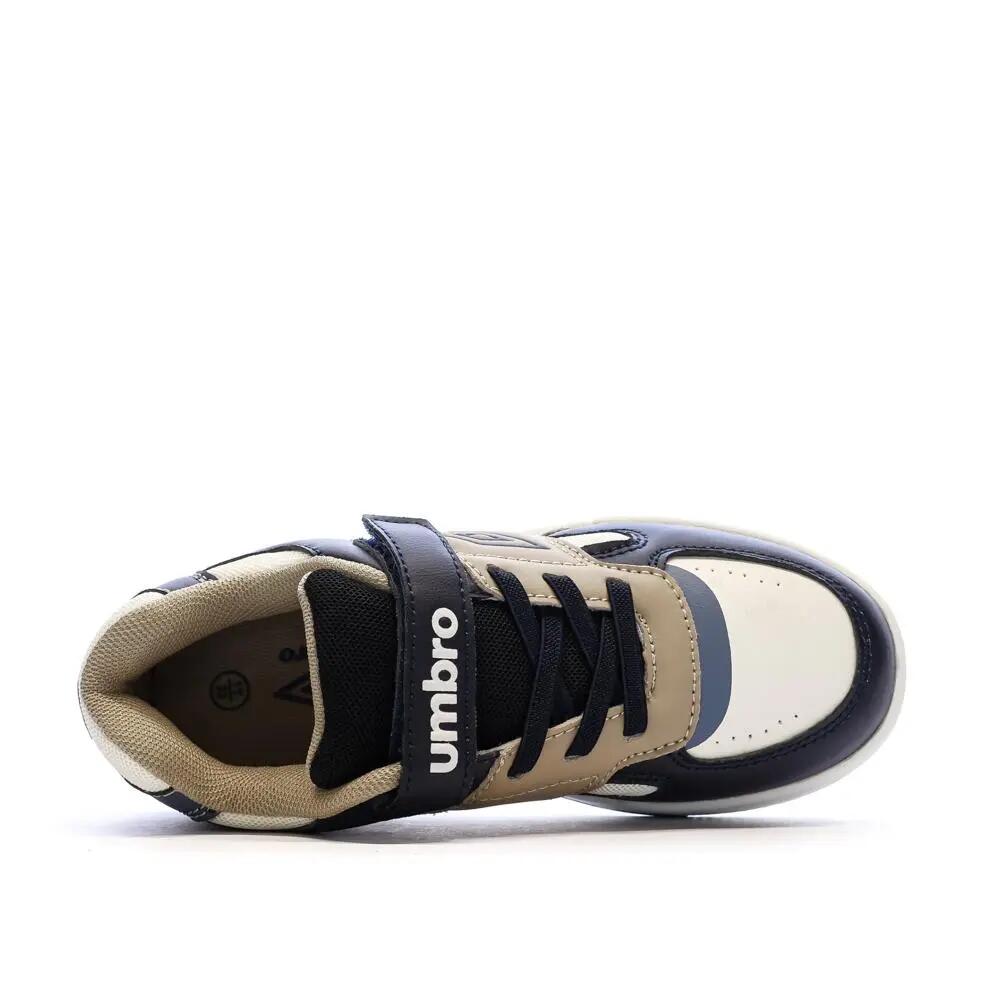 Zapatillas Umbro Travys para Niño - Blancas/Marino/Negras 5/7