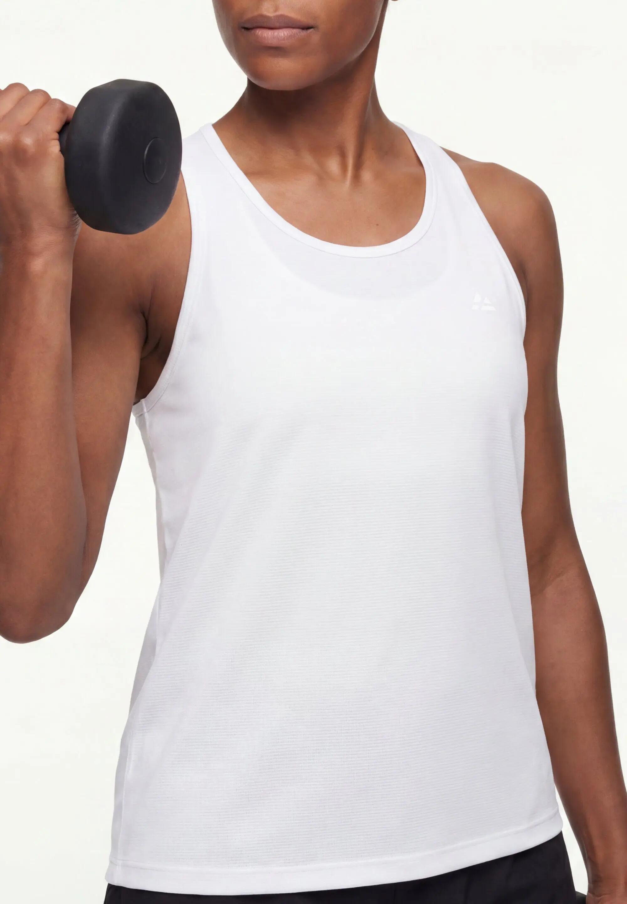 Damen Leichtes Mesh Lauf-Tanktop Recyceltes Polyester Polygiene 2er-Pack 5/6