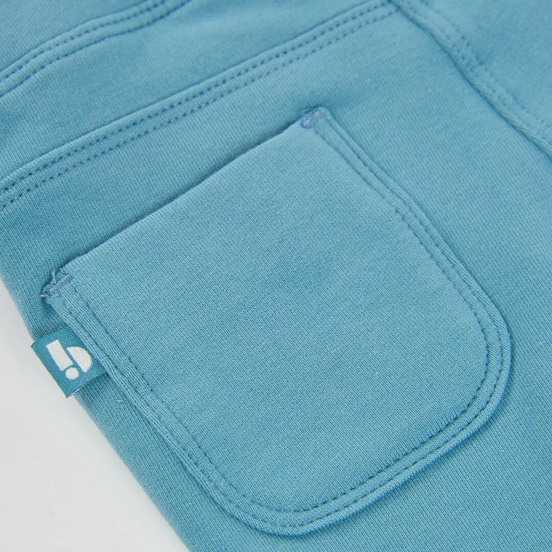 Pantalón felpa niña verde 4/4