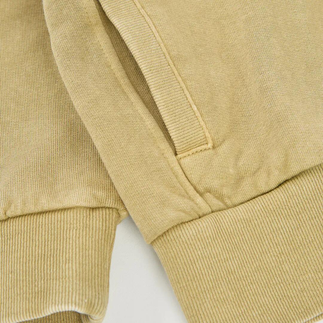 Chaqueta felpa niño verde con capucha 4/4