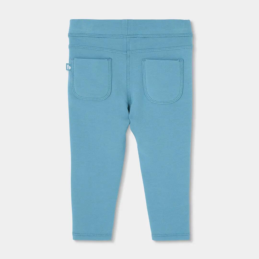 Pantalón felpa niña verde 2/4
