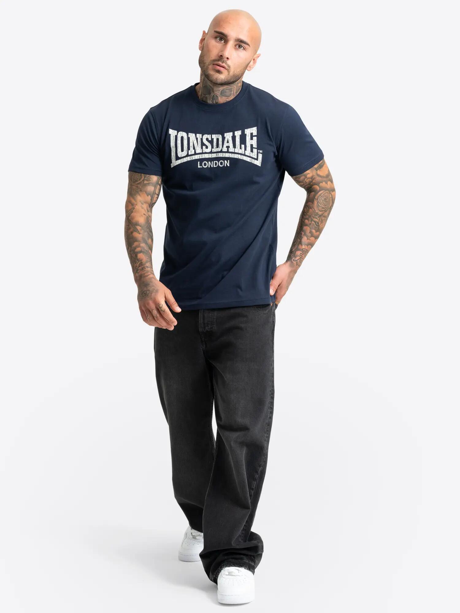 LONSDALE Herren T-Shirt normale Passform LOGO KAI 4/6