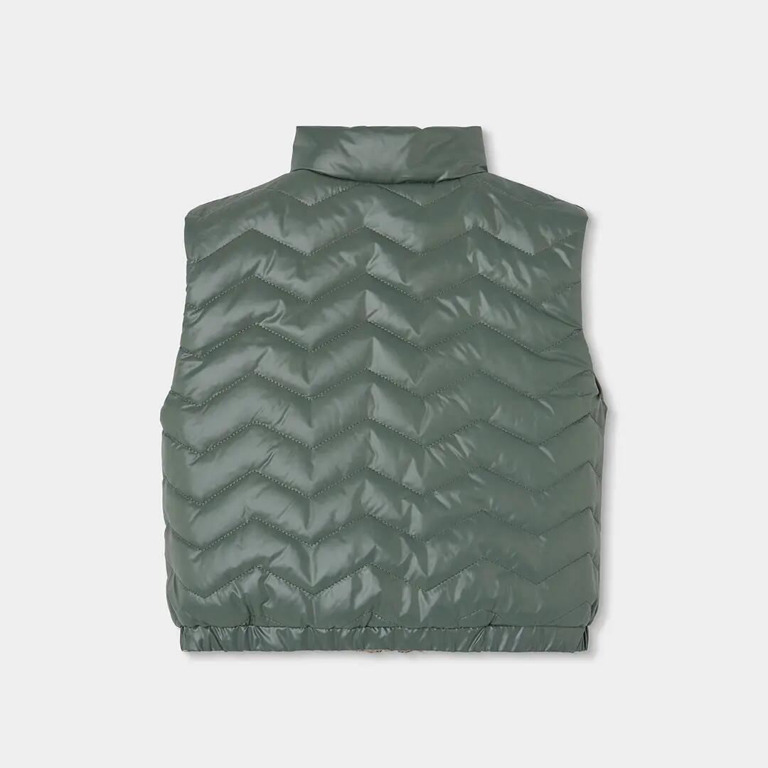 Chaleco técnico reversible niño verde 6/7