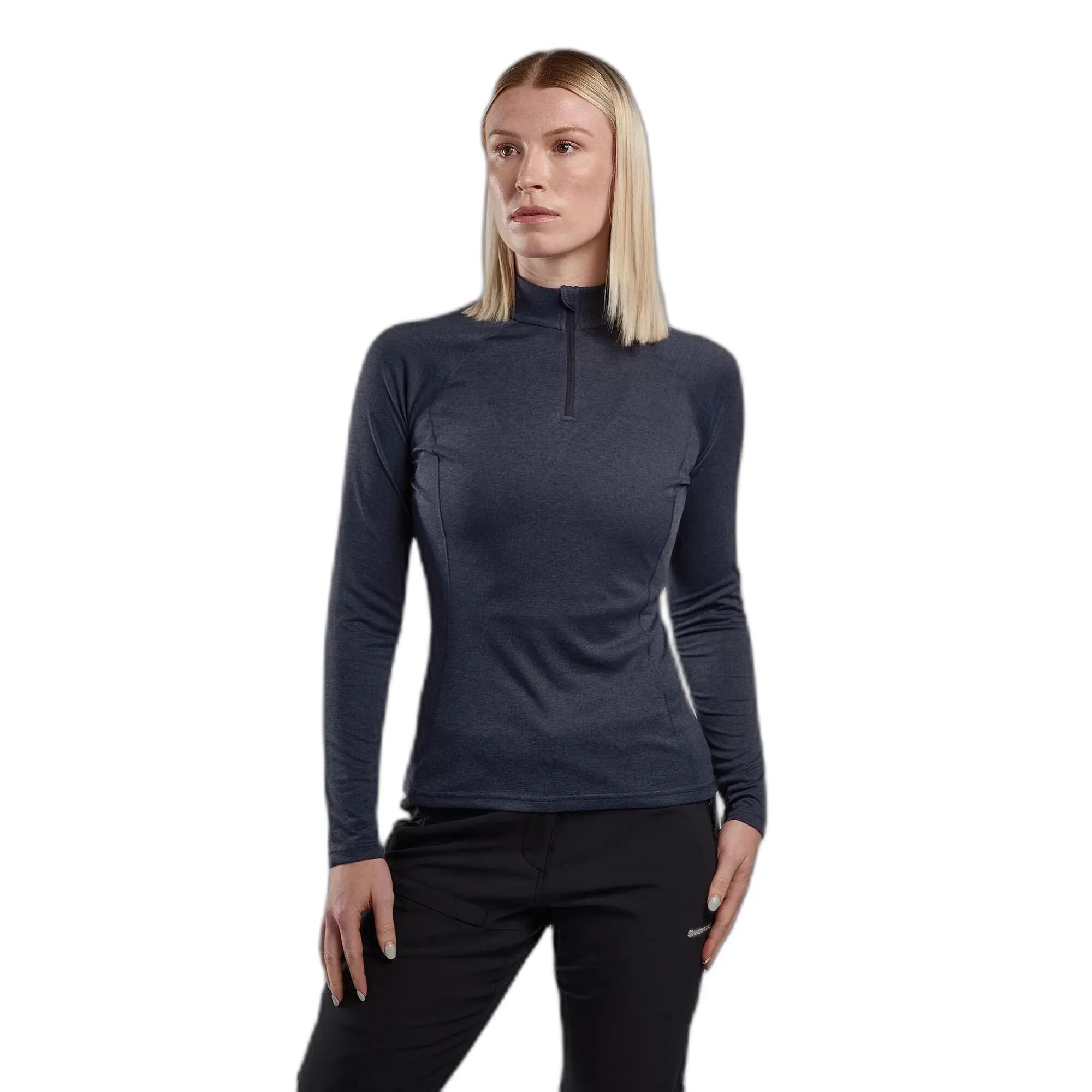Sous maillot thermique col zippé femme Montane Dart 2/3