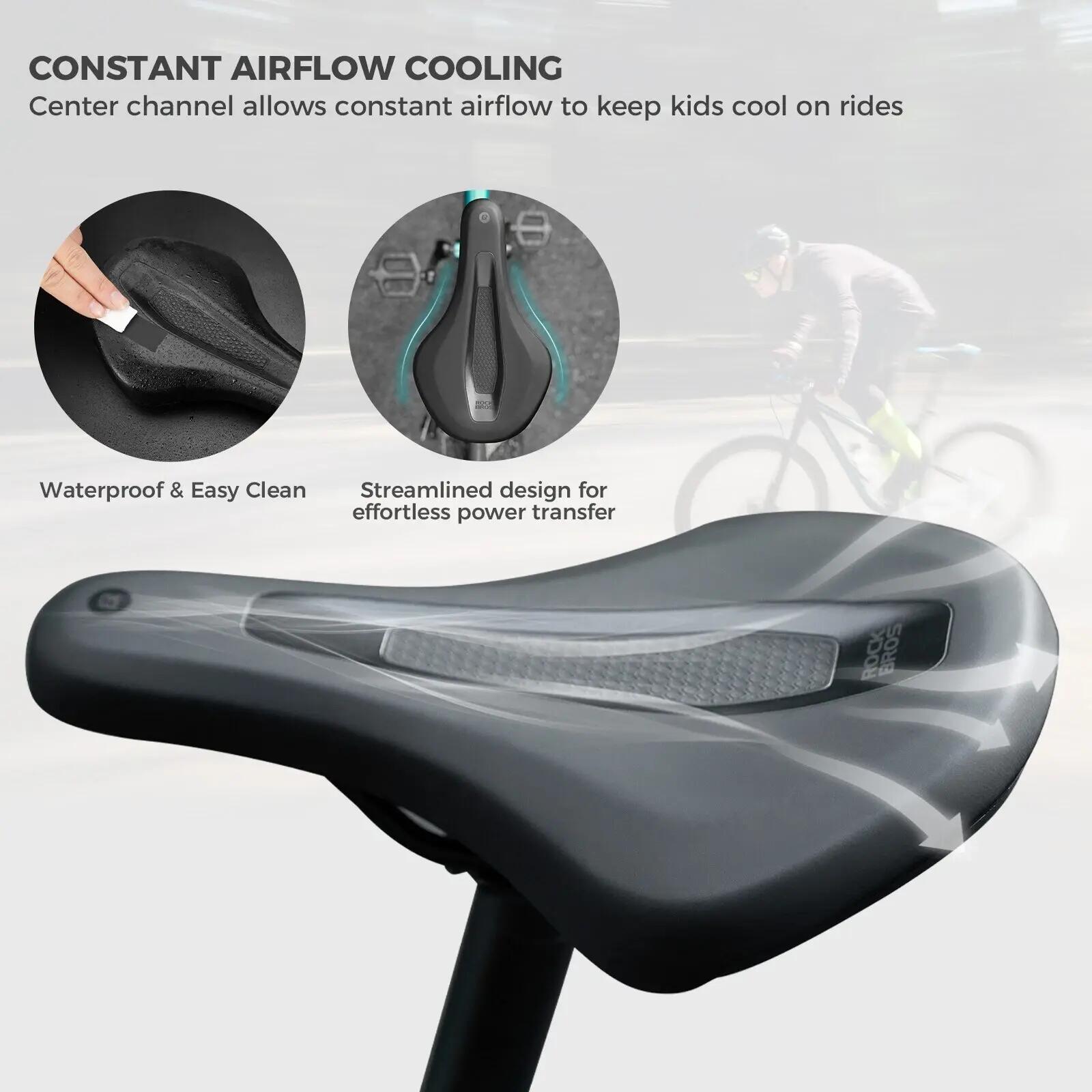 ROCKBROS Fahrradsattel Komfort Fahrradsitz 4/8
