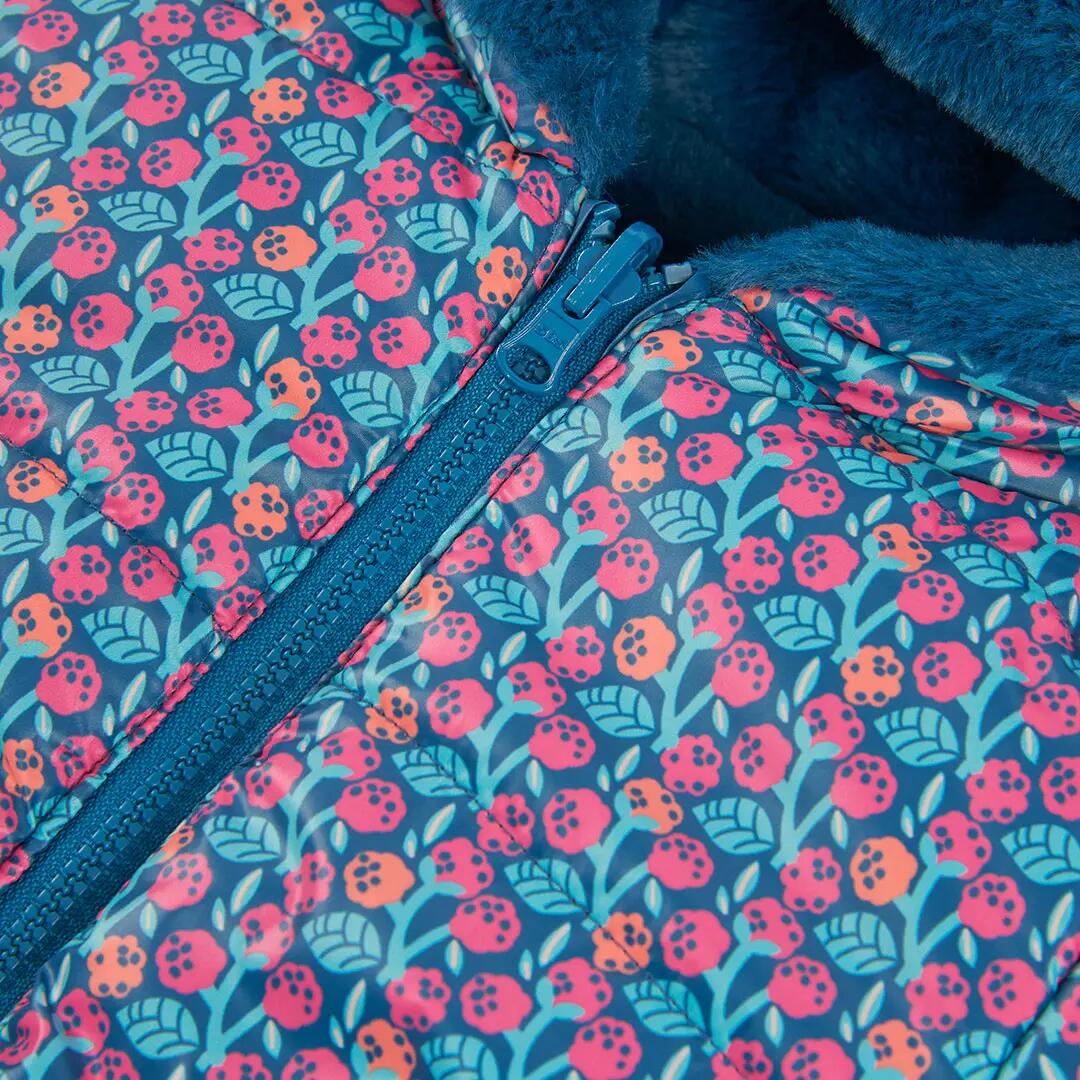 Parka reversible tejido técnico niña verde 7/7