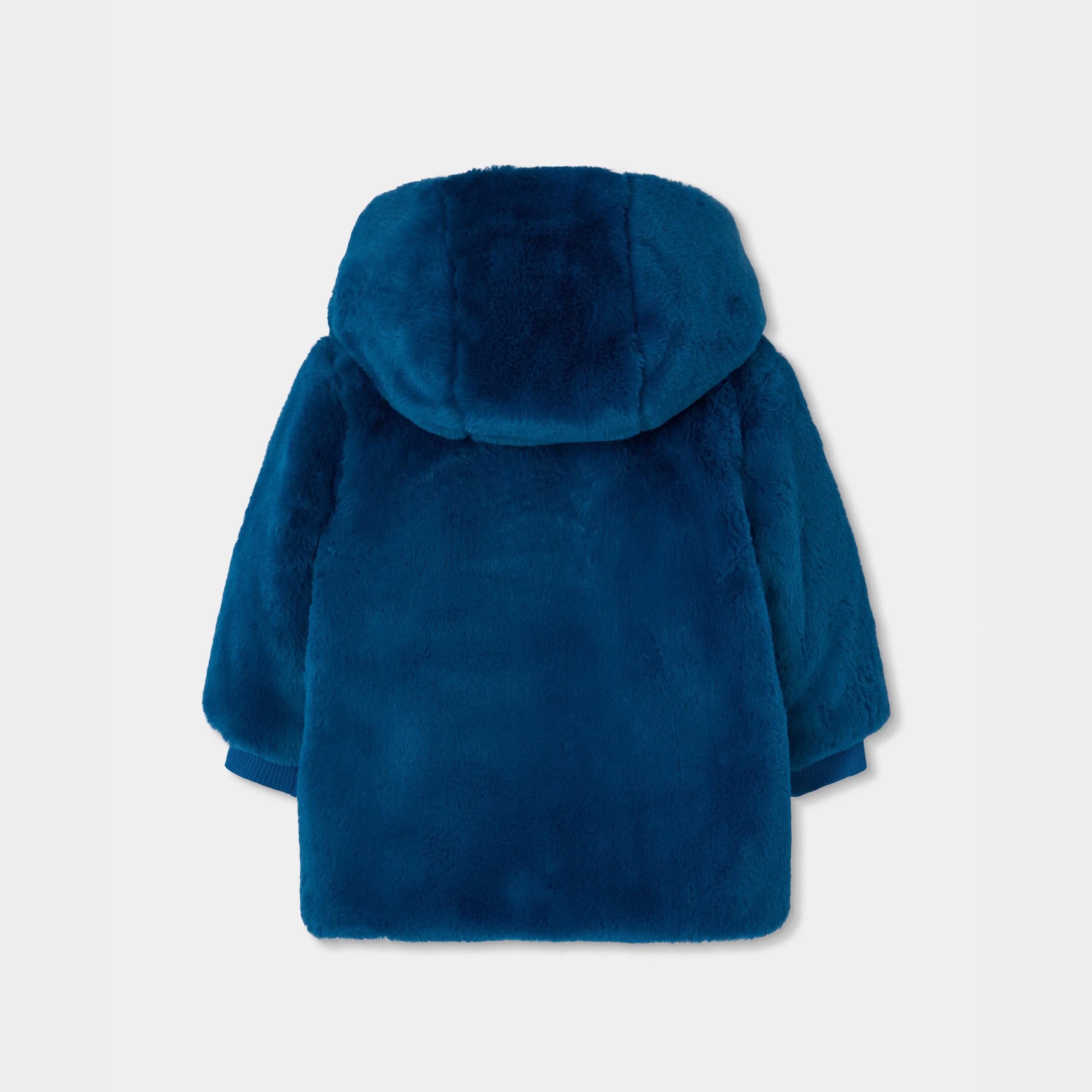 Parka reversible tejido técnico niña verde 5/7