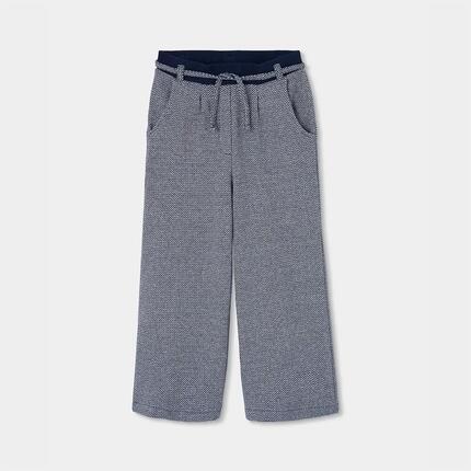 Pantalon fille en maille