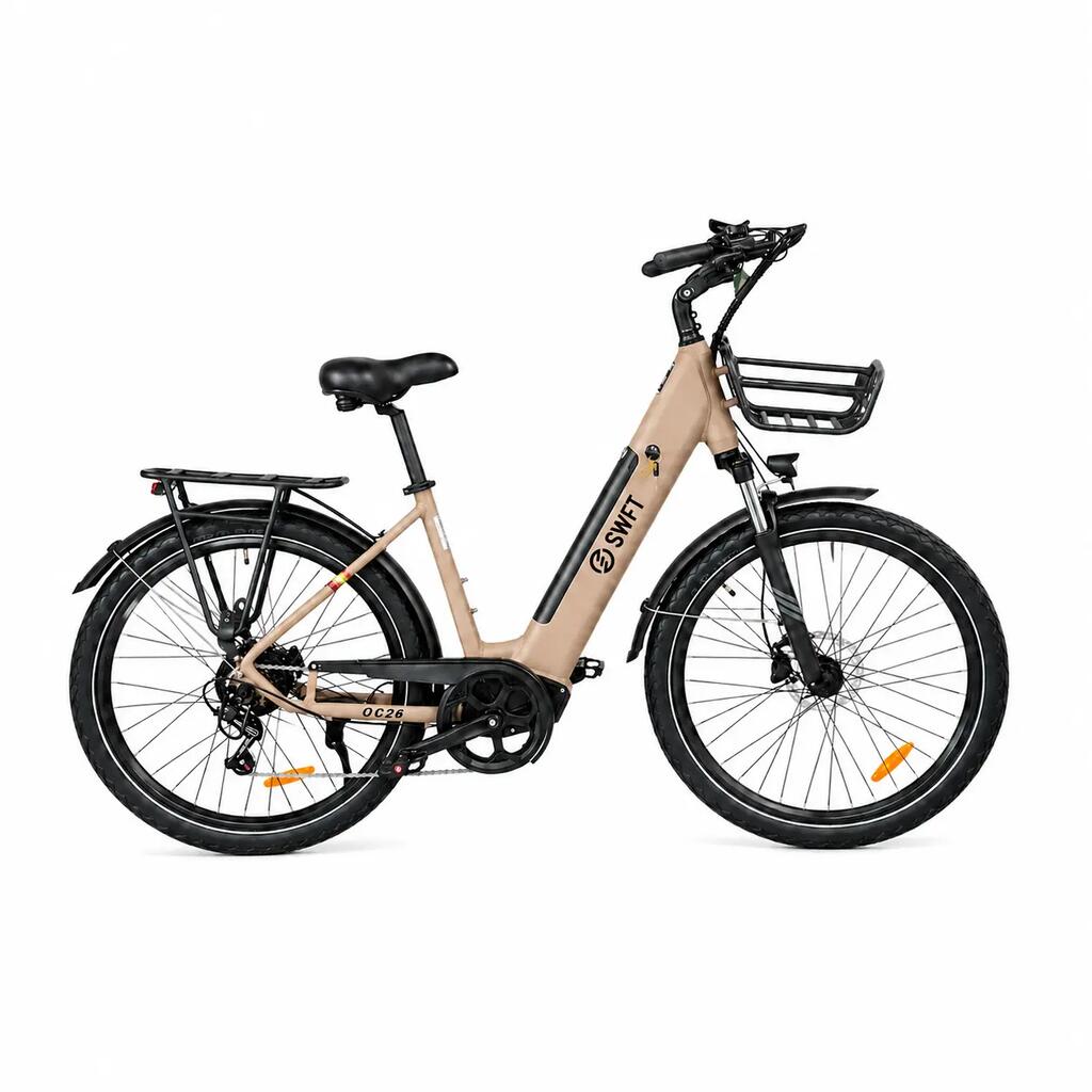 OC26 all-terrain e-bike, torque sensor, 250 W, 650 Wh, 55 Nm, wide 26×2.5 tyres