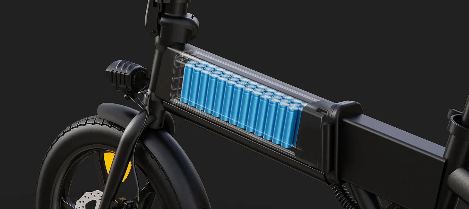 Bicicletta elettrica per adulti DYU A1F PRO, batteria da 36V 7,5Ah 13/15