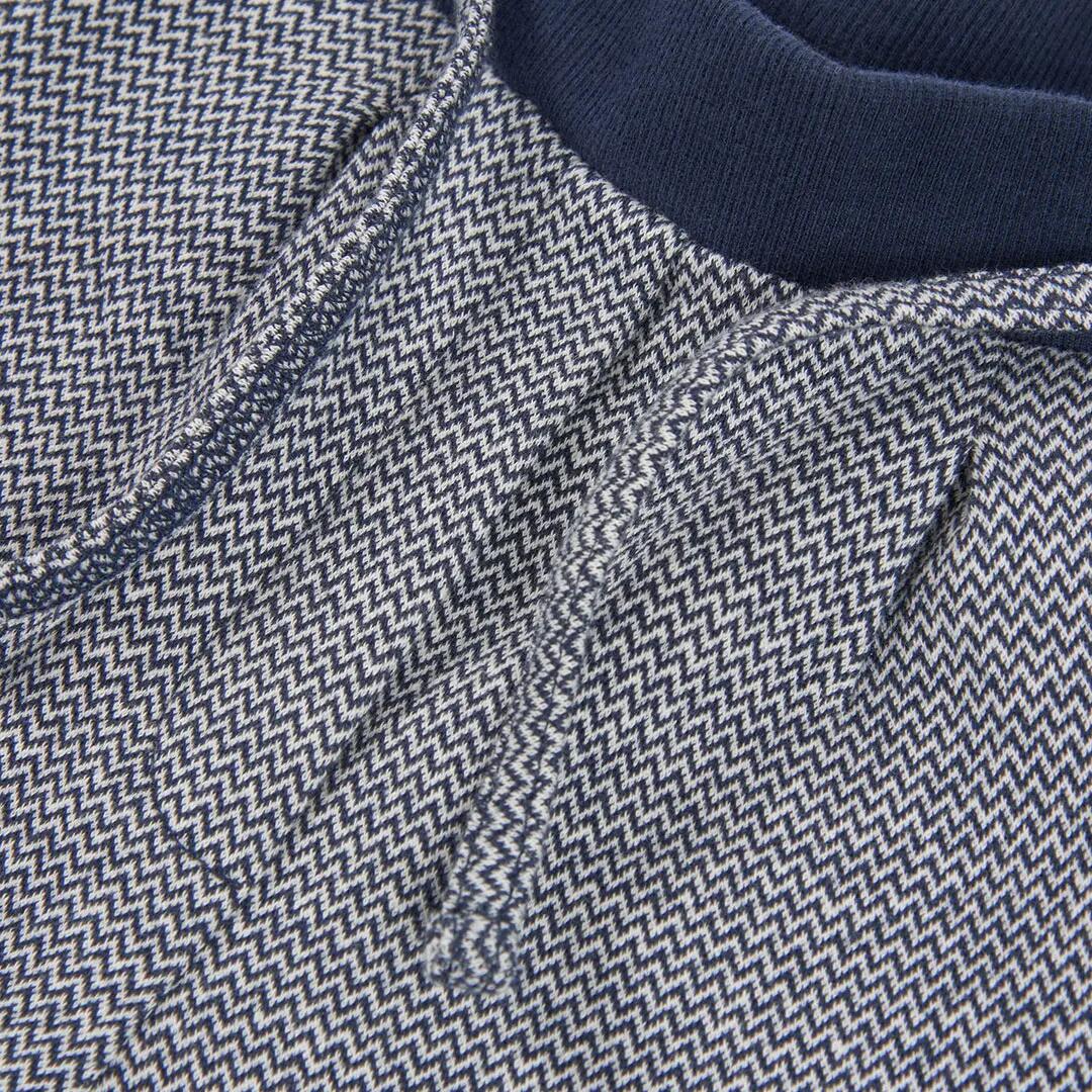 Pantalón punto espiga niña azul marino 3/4