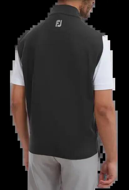 Chaleco Golf Eu Full Zip Knit Vest Hombre Negro 2/5
