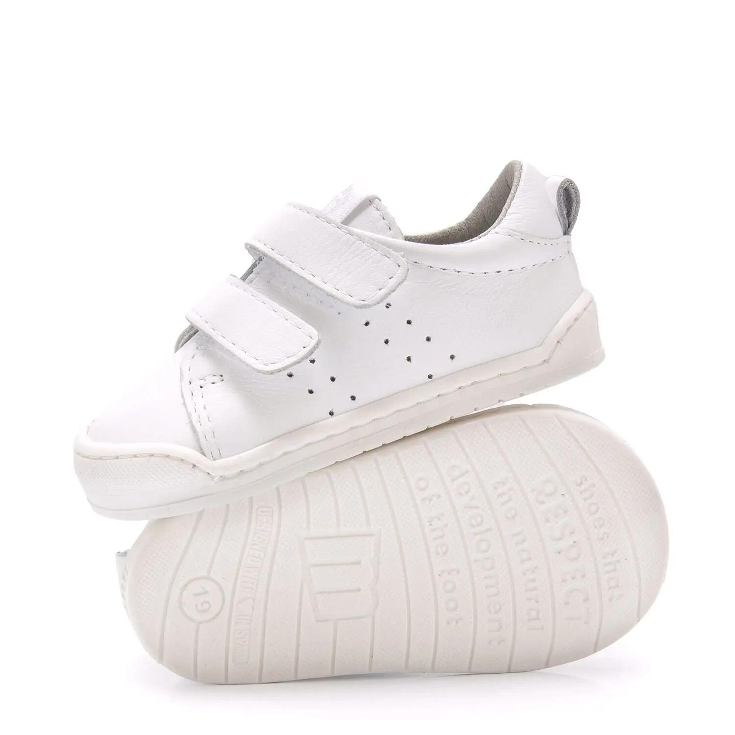 Zapatillas caminar Niños barefoot MTNG KIDS Free baby Blanco 6/7