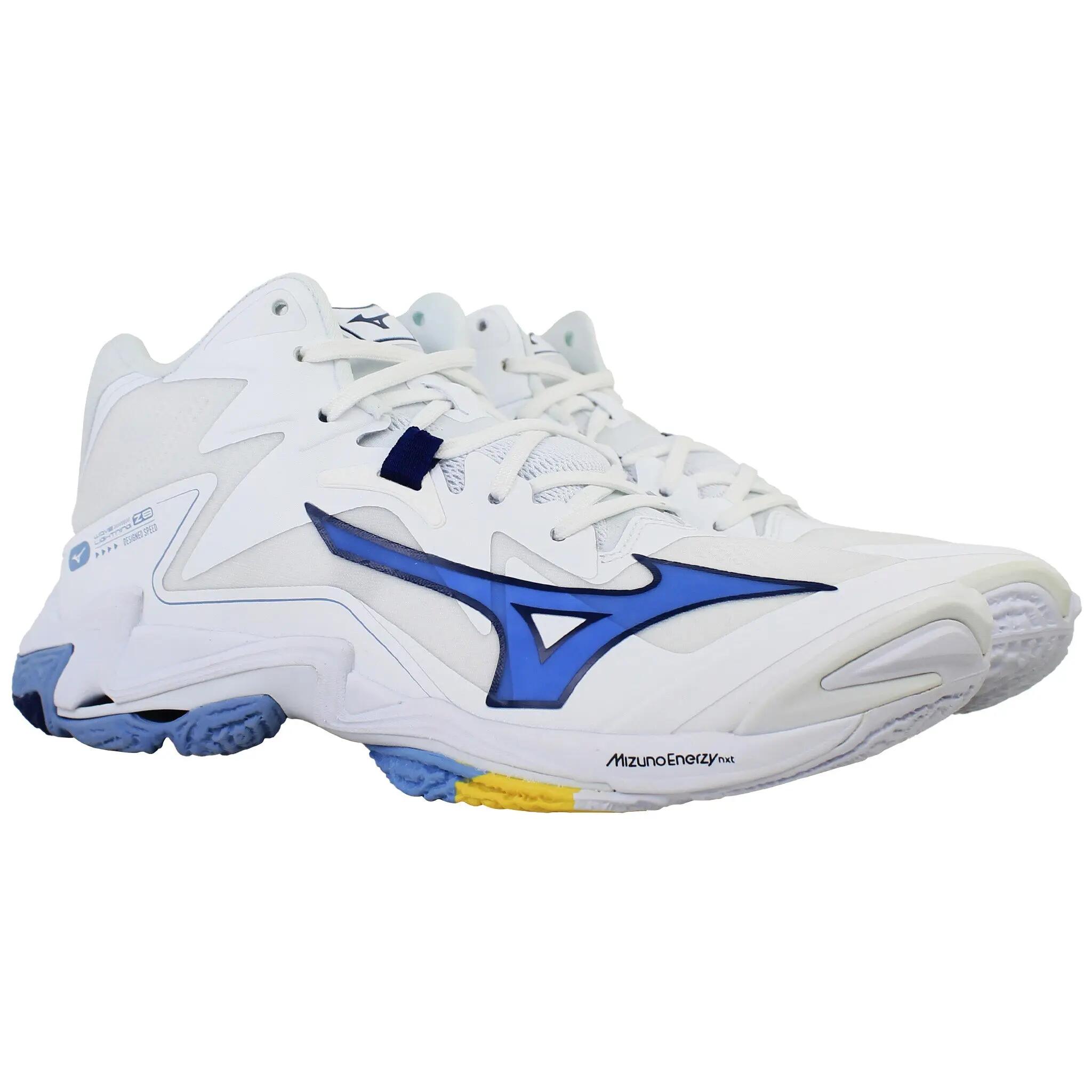 Scarpe da volley Mizuno Wave Lightning Z8 Mid Bianco/Bellwether Blue/B.Air Blue 2/5