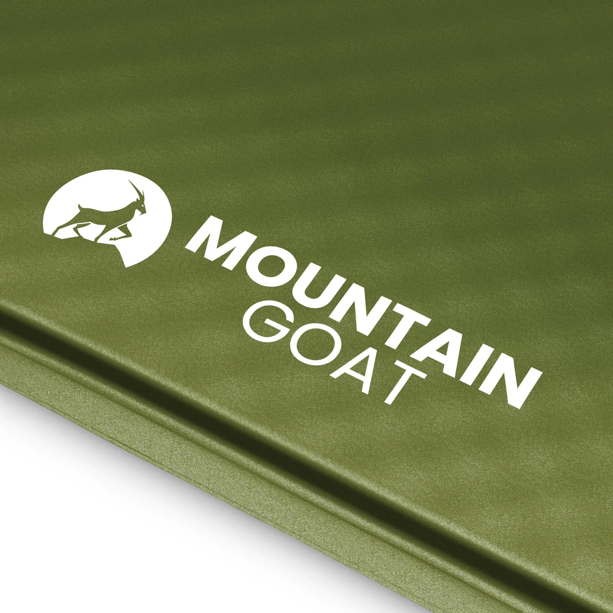 Aufblasbare Selbstaufblasende Isomatte mit Kissen 188x65cm Mountain Goat 15/15