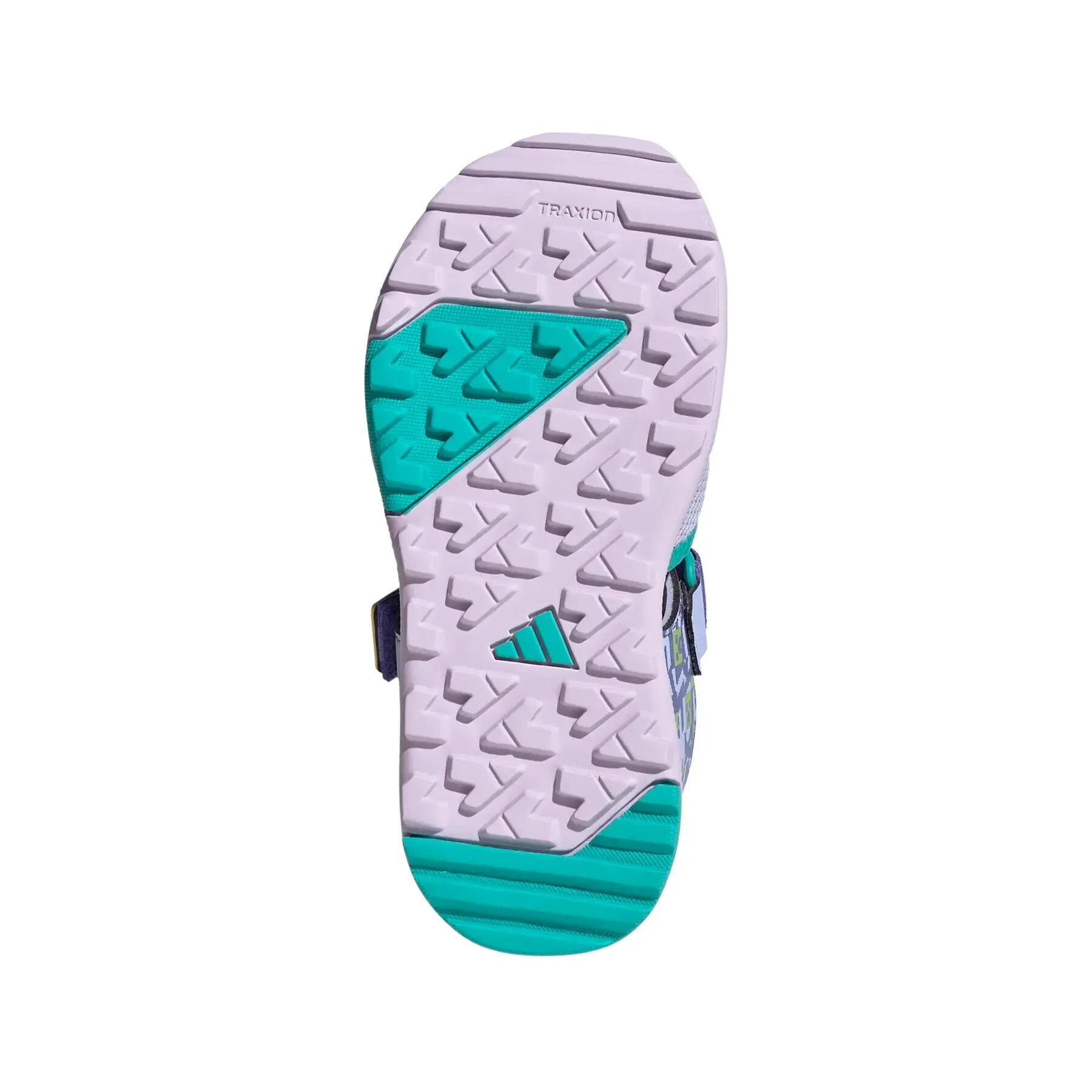 Sandálias para caminhadas para crianças adidas Minecraft Terrex Captain Toey 2.0 4/7