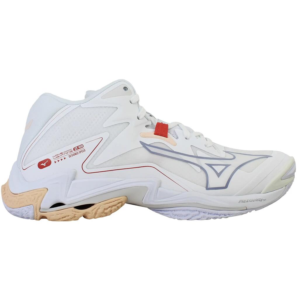 Mizuno Wave Lightning Z8 Mid Womens White Volleyball Shoes