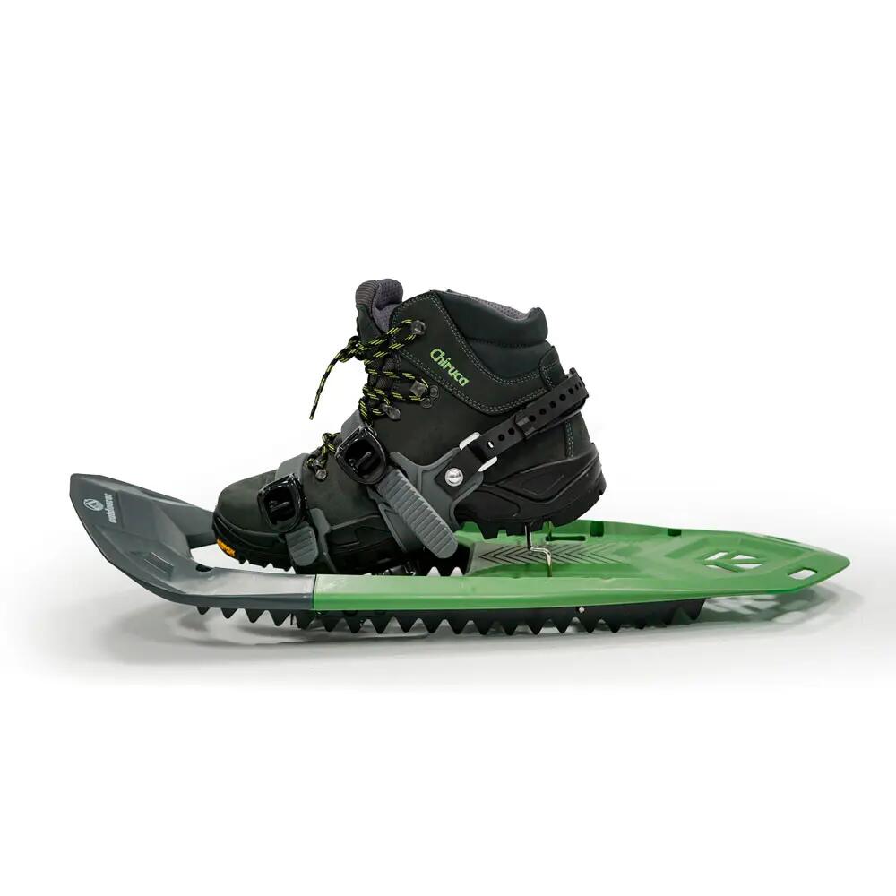 Schneeschuhe SnowClimber M Grün - Alpin Winterschuhe mit Steighilfe 6/7
