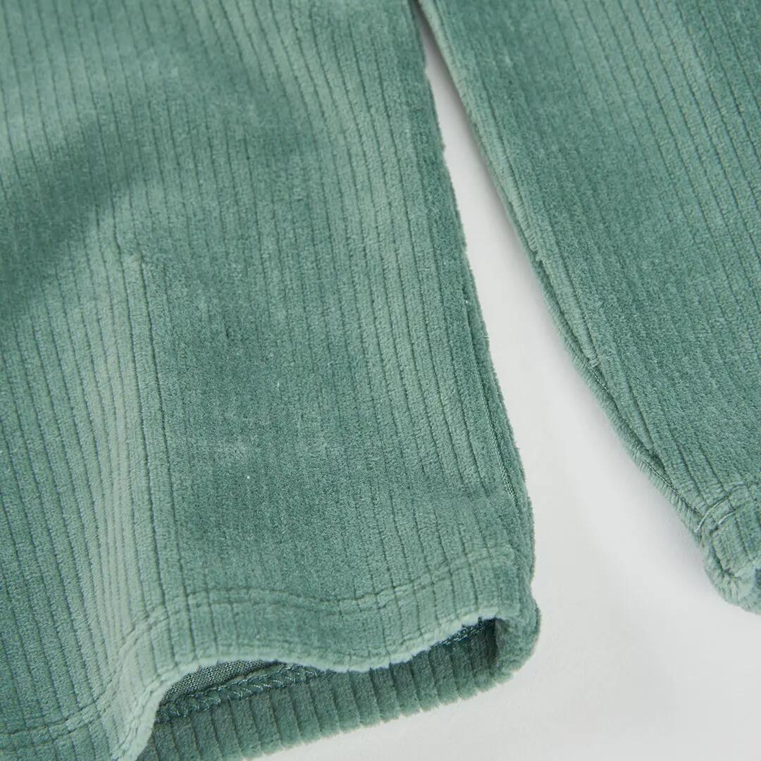 Pantalón pana niña verde 4/4