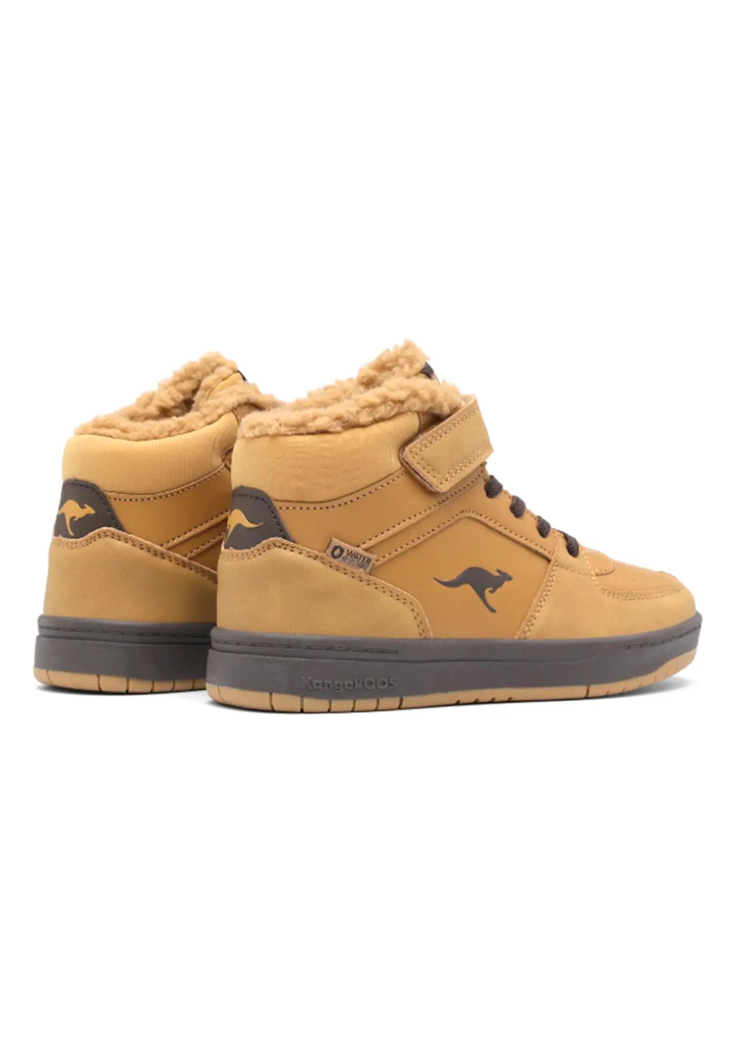 KangaROOS Kinder K-CP Bound Mid EV High-Top Sneaker Curry Mustard 2/4