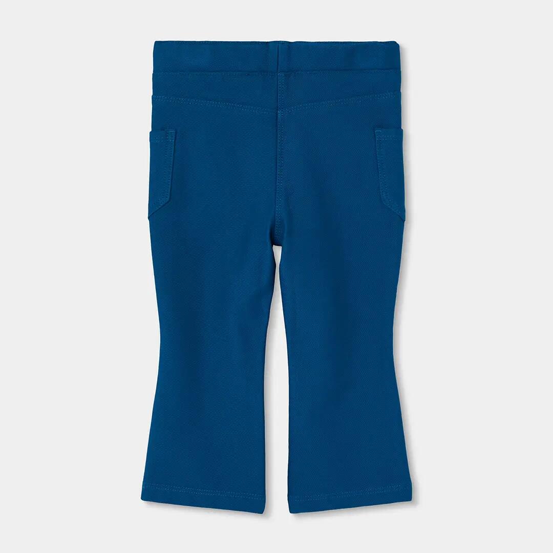Pantalón punto niña verde 2/4