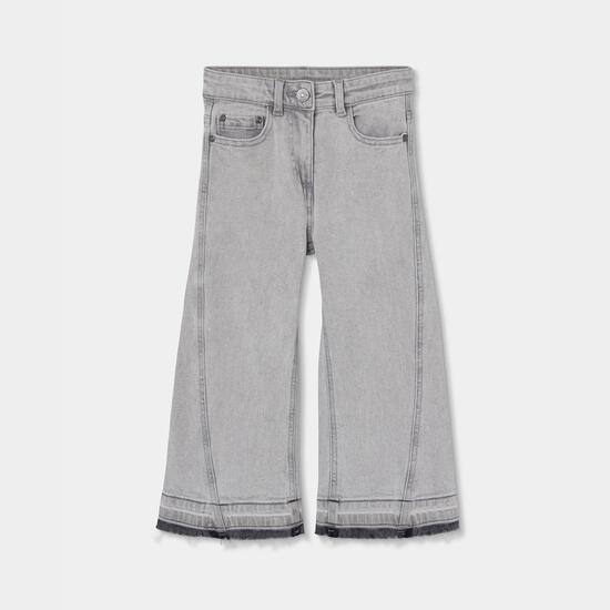 Pantalon fille wide leg