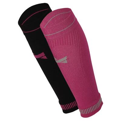Compressie kuit sleeves voor hardlopen multi white
