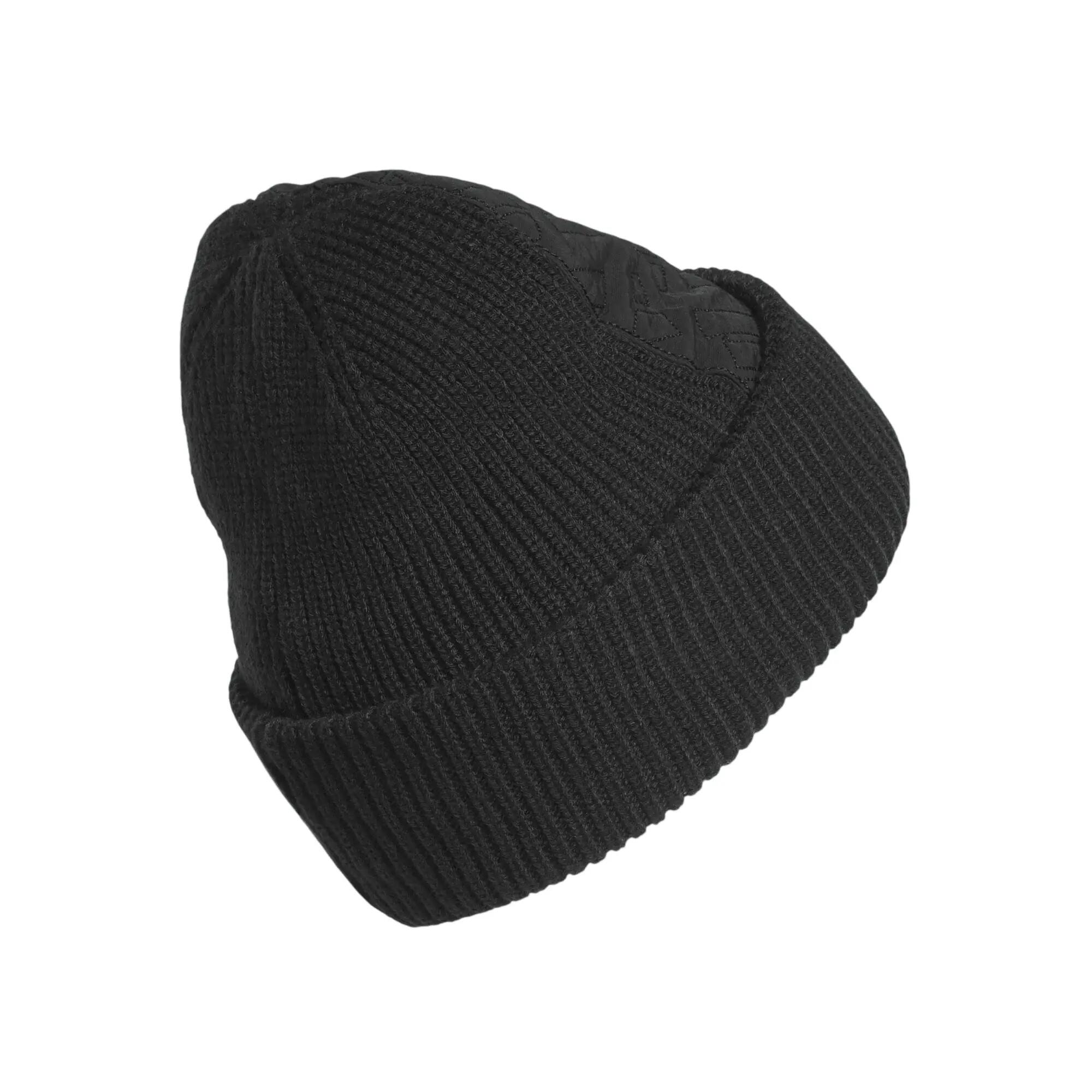Adidas Quilted Beanie, Mütze für Herren, Schwarz 2/2