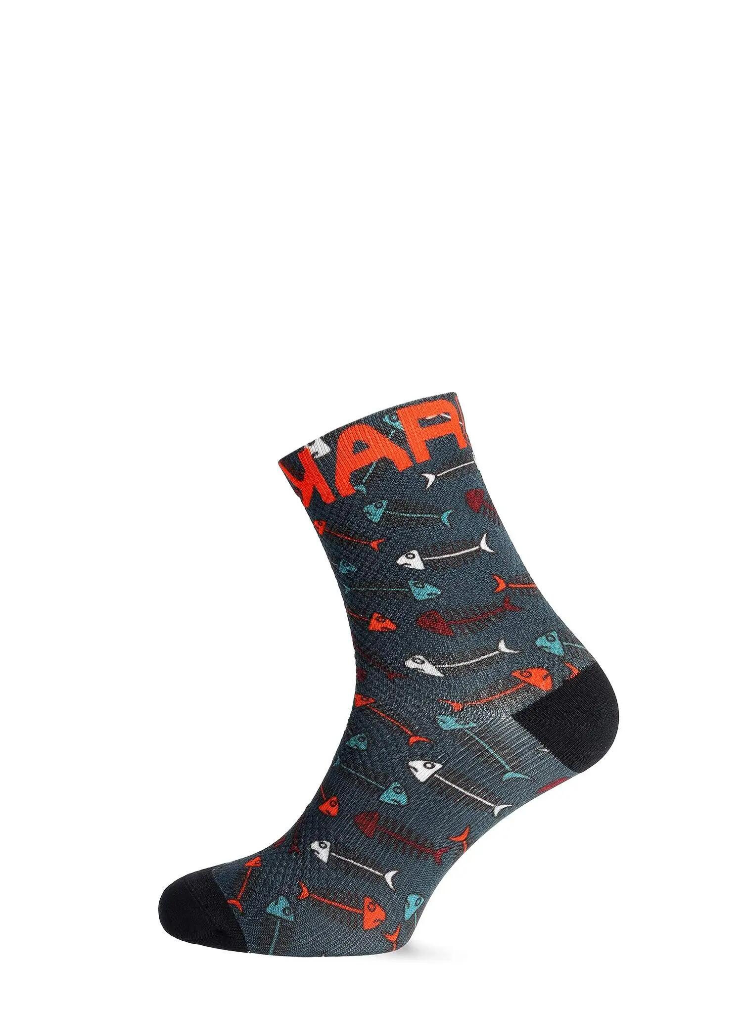 Skarpety rowerowe Karpos Green Fire Socks 3/4