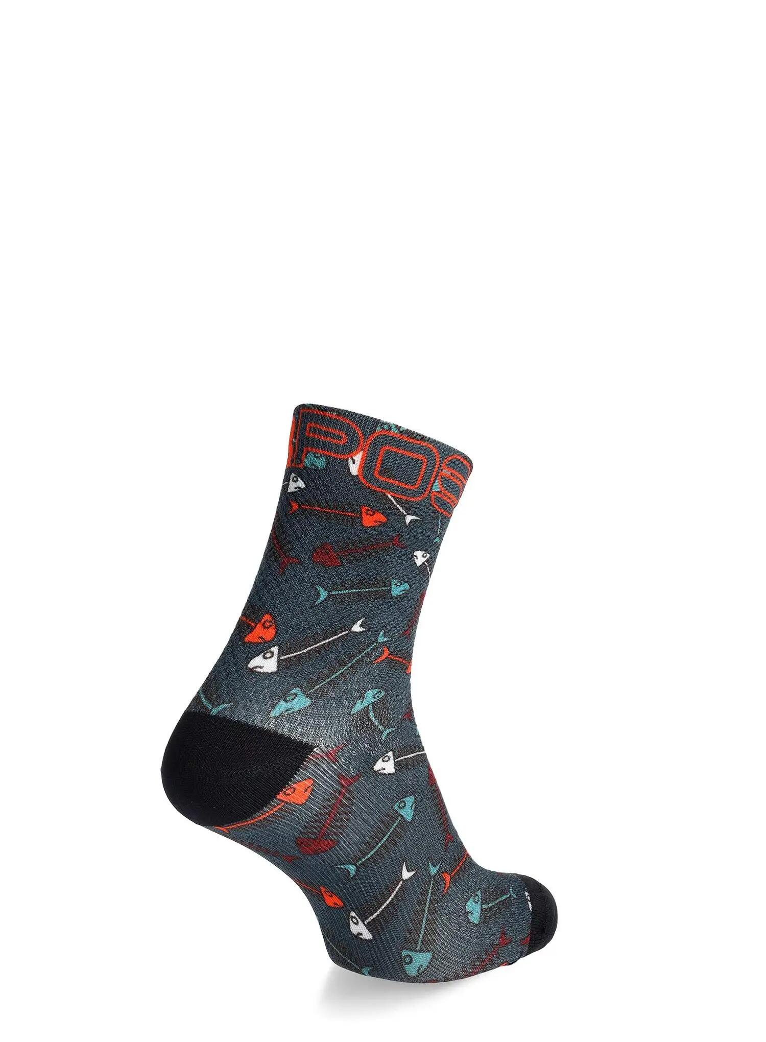 Skarpety rowerowe Karpos Green Fire Socks 2/4