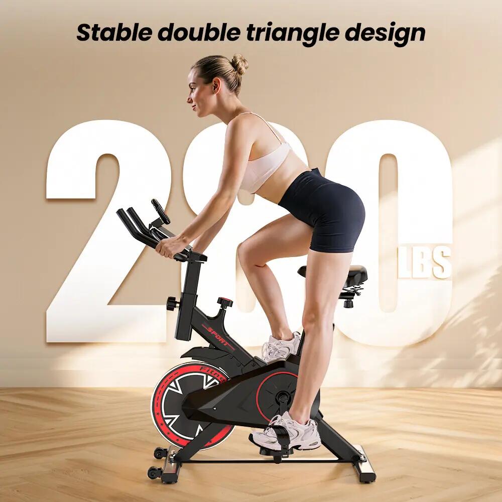iscooter QK101 bicicleta estática con 100 niveles de resistencia magnética 8/8