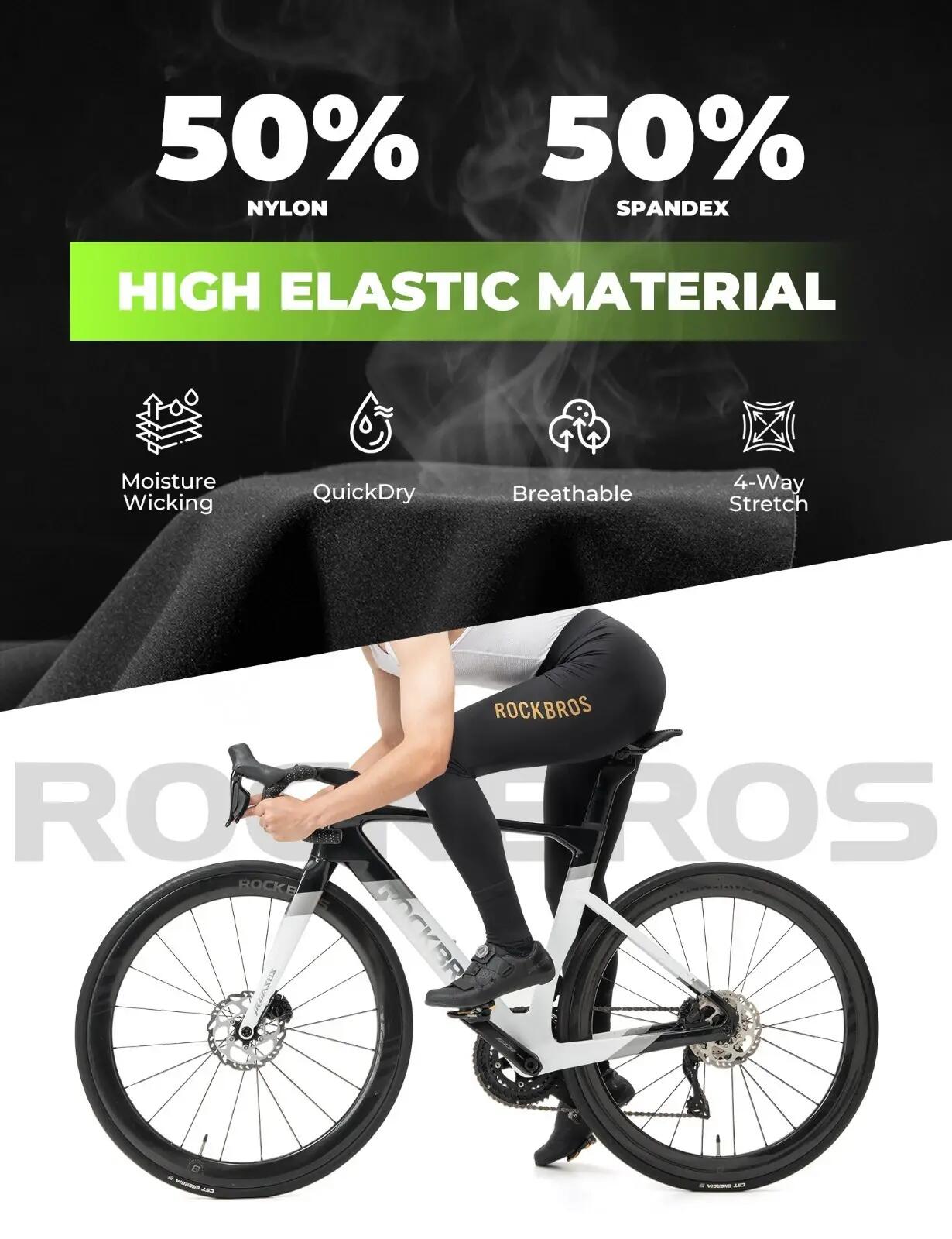 ROCKBROS Fahrradhose Herren mit Sitzpolster 3/7