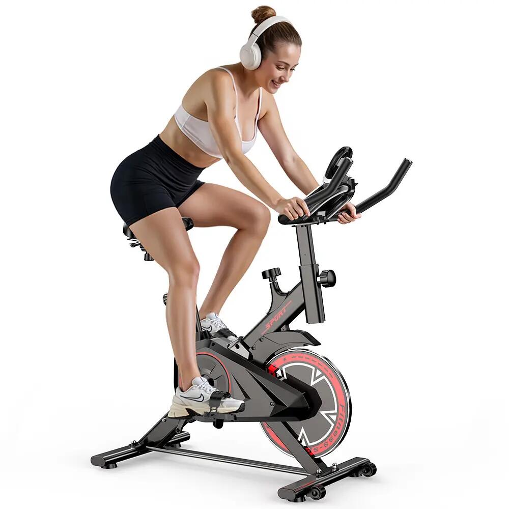 iscooter QK101 bicicleta estática con 100 niveles de resistencia magnética 2/8