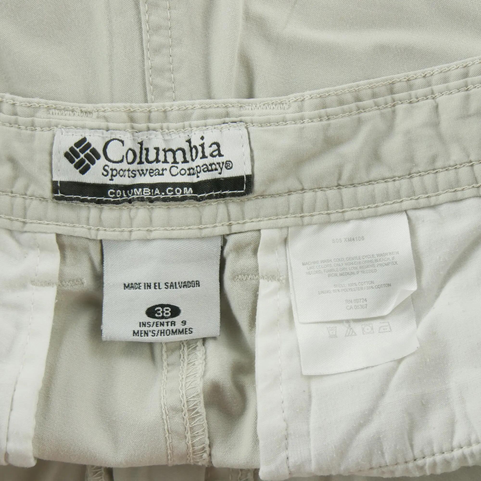 Second life - Columbia spodenki cargo męskie - Stan dobry 7/7