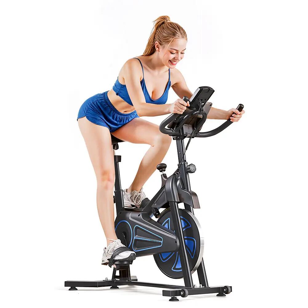 iscooter QK116C bicicleta estática con 8 niveles de resistencia magnética 2/11