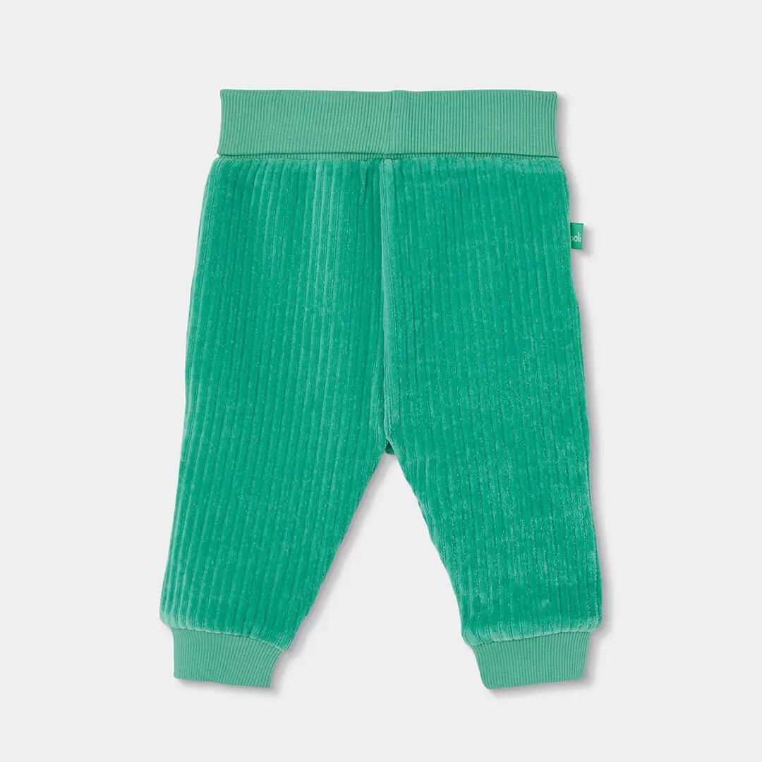 Conjunto punto bebé niño verde estampado jungla 6/7