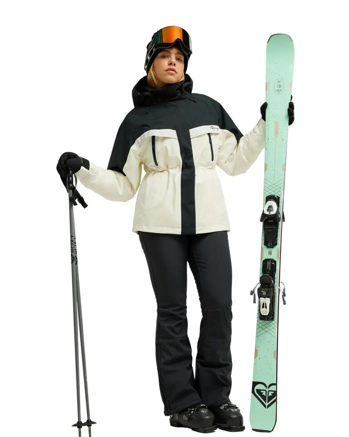 Funktionelle Schneejacke 15K GLACIAL GRACE Schwarz Dames 4/4