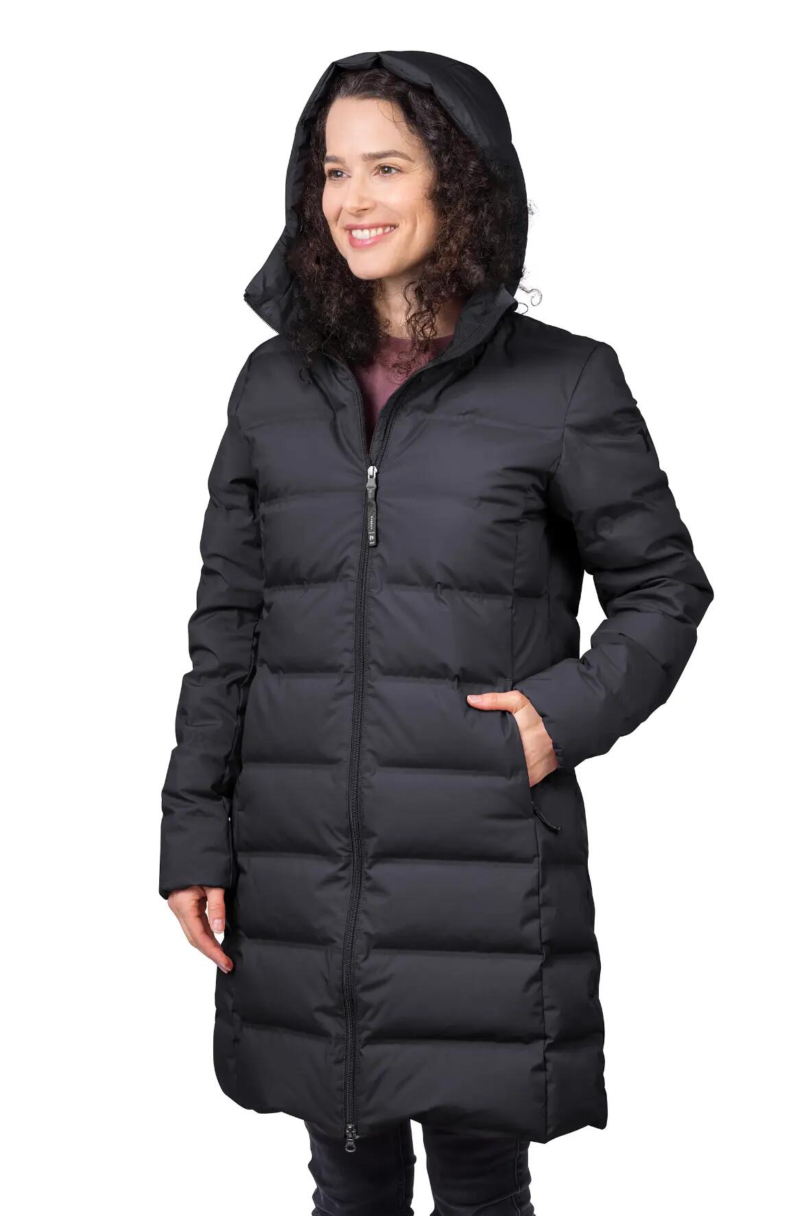 Hannah: winterjas voor dames met donsvulling 8/8