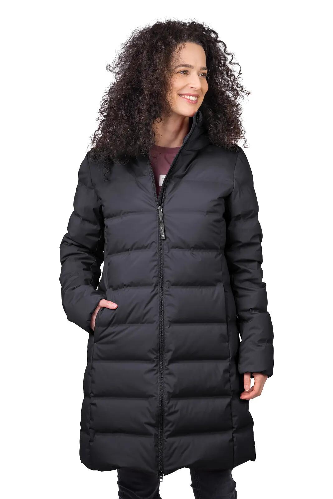 Hannah: winterjas voor dames met donsvulling 6/8