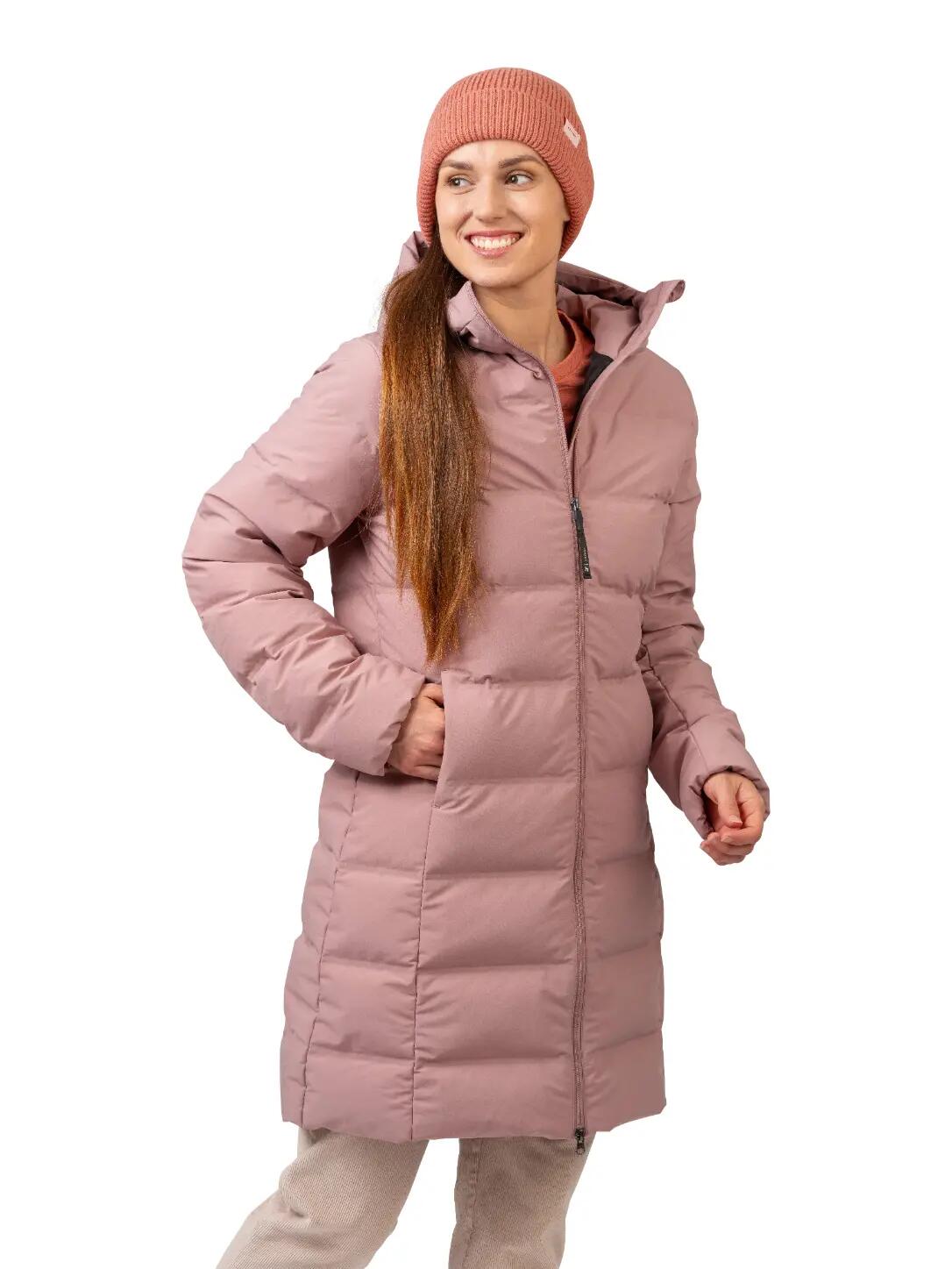 Hannah: winterjas voor dames met donsvulling 7/8