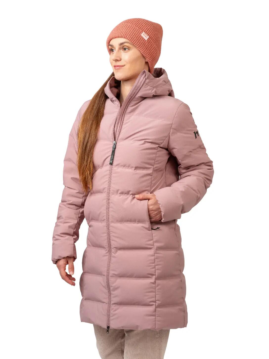 Hannah: winterjas voor dames met donsvulling 6/8