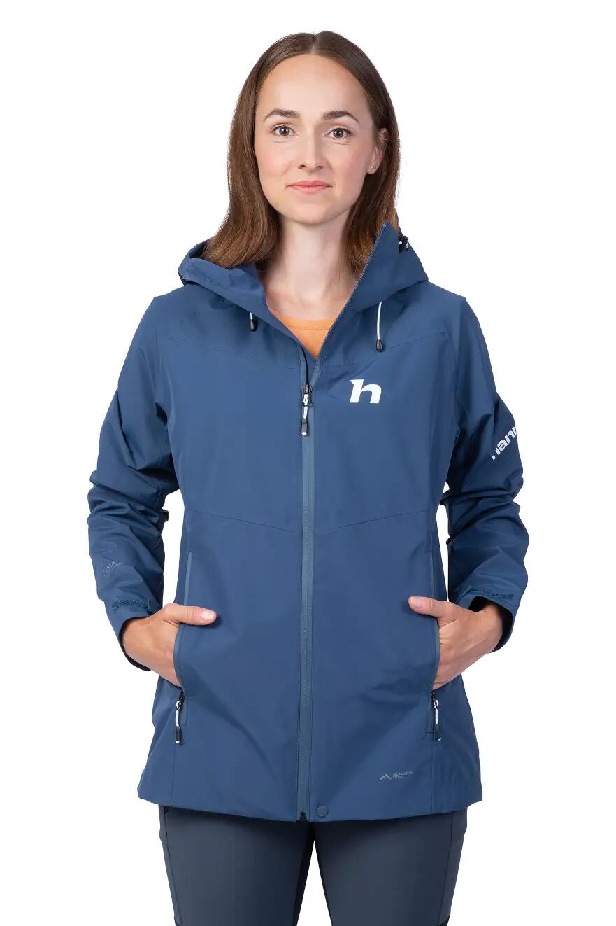 Chaqueta impermeable de 3 capas para mujer, modelo Hannah, ideal para senderismo 7/8