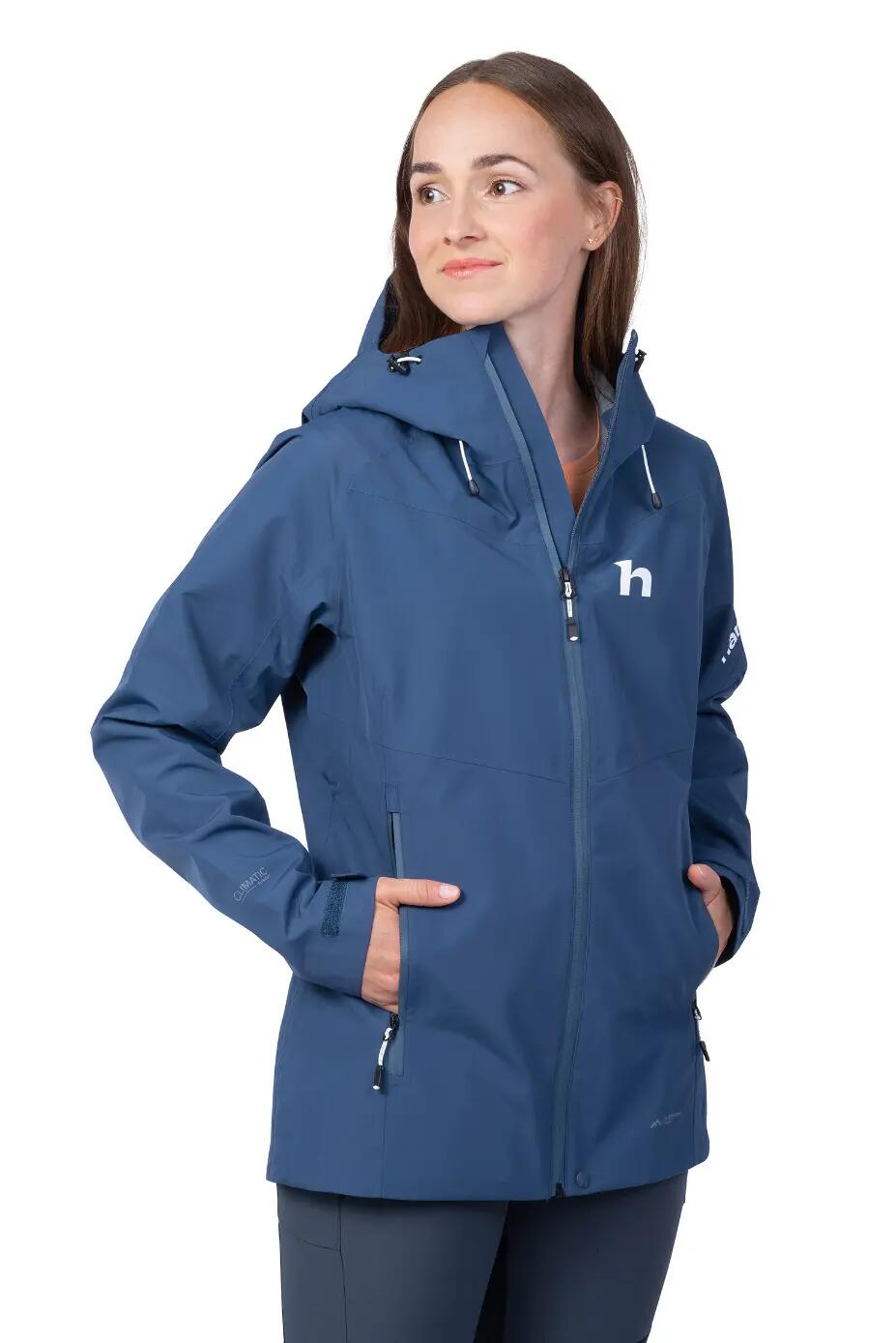 Chaqueta impermeable de 3 capas para mujer, modelo Hannah, ideal para senderismo 6/8