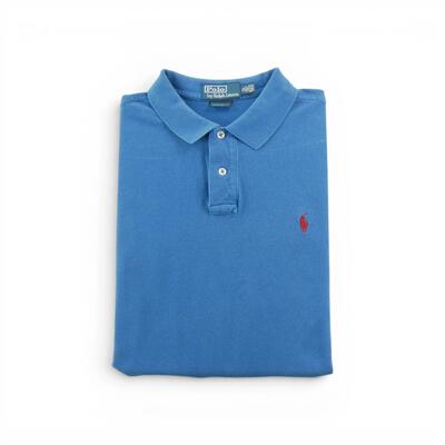 Poloshirt korte mouw heren polo ralph lauren blauw